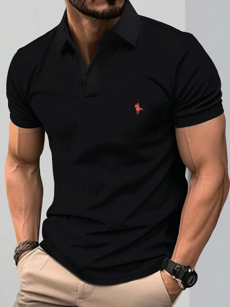 Men's Logo Printing Trending Polo T-shirt