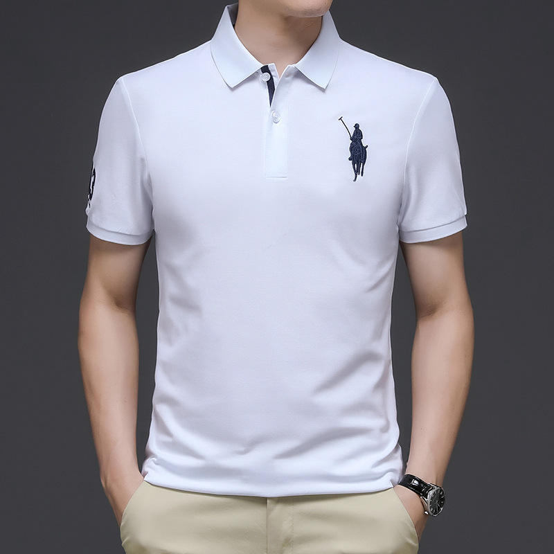 Men's Golf Player Logo Printed Trending Polo T-Shirt